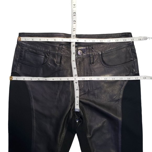 Lucky Brand Black Leather Pants - Picture 6 of 8